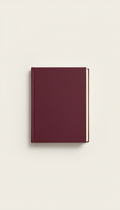 Personalized Student Workbook in Deep Maroon